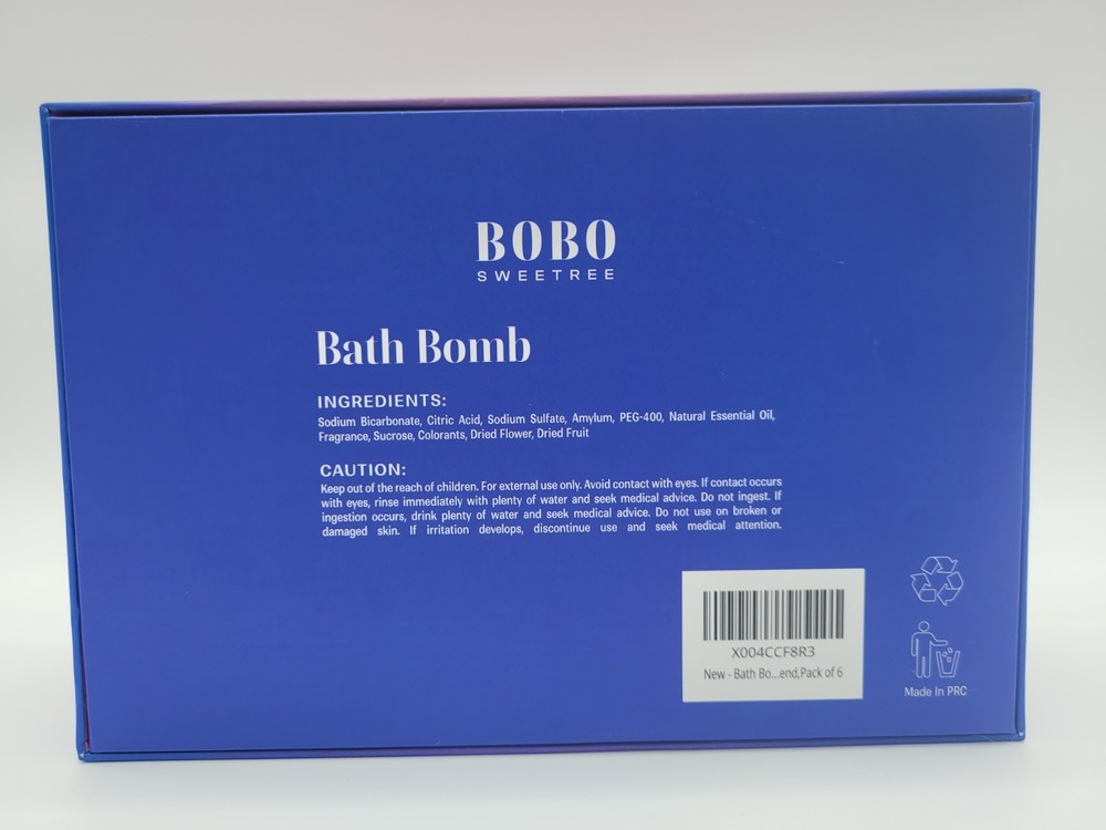 bath bombs 6 pods Bobo Sweetree