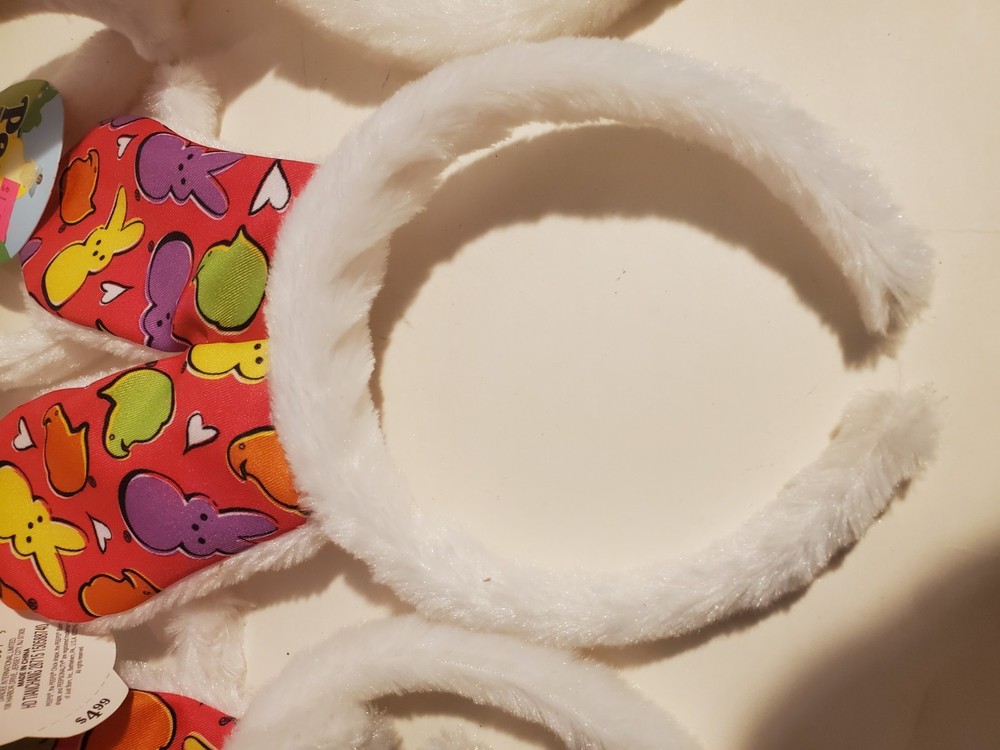 MARSHMALLOW PEEPS EASTER CANDY CHICK BUNNY RABBIT PLUSH EARS HEADBAND LOT/11