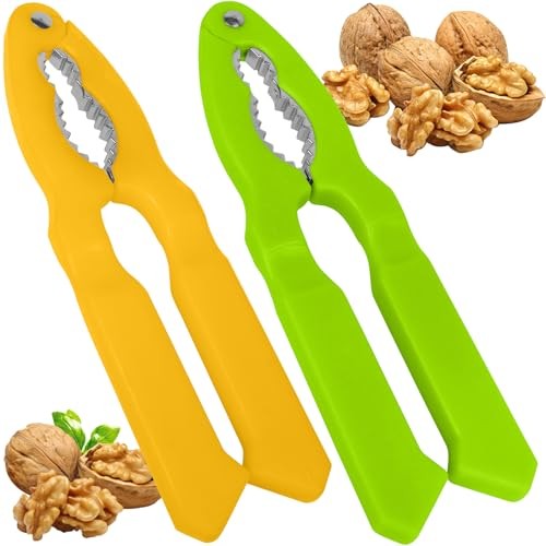 2 Packs Nut Cracker Tool Walnut Cracker Handy Nut Crackers for All Nuts Pecan