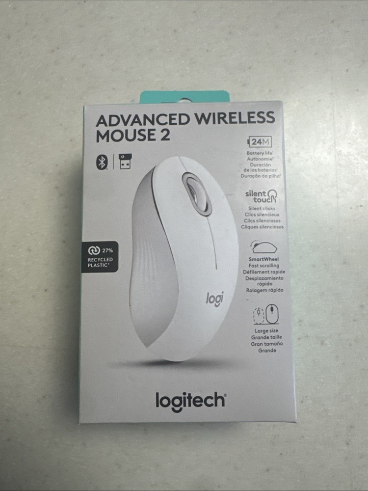 Logitech Advanced Wireless Mouse 2 Silent Touch Wireless Bluetooth