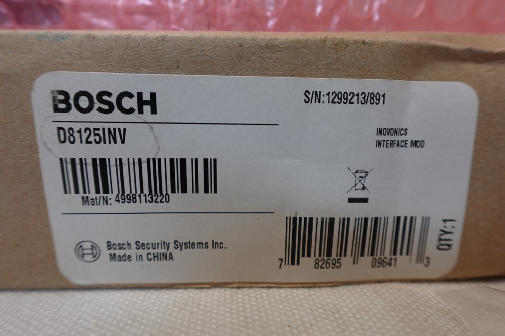 BOSCH Inovonics D8125INV Wireless Interface Security Alarm Keypad Module
