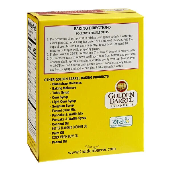 Golden Barrel Shoofly Pie Mix with Syrup
