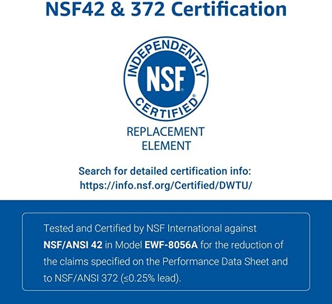 AQUA CREST RV Inline Water Filter with Hose Protector,Drinking & Washing Filter