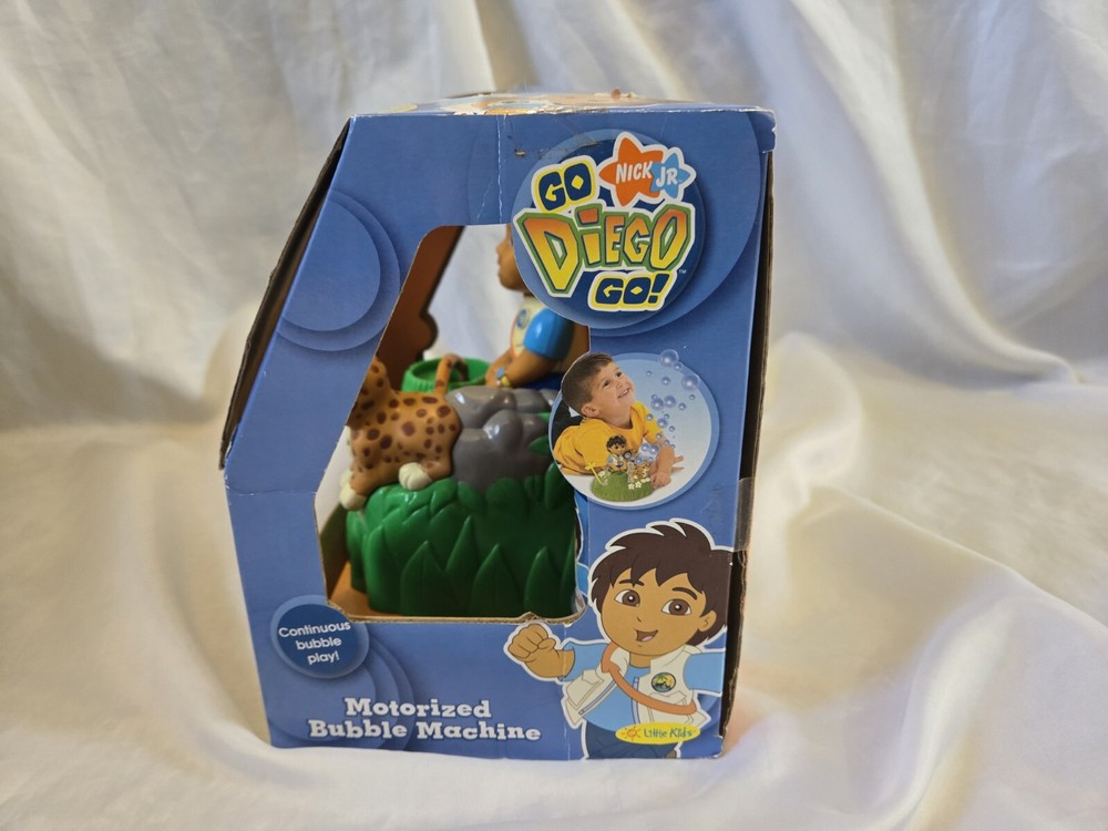 New Go Diego Go Motorized Bubble Machine 2006 Viacom Nick JR Interactive Play