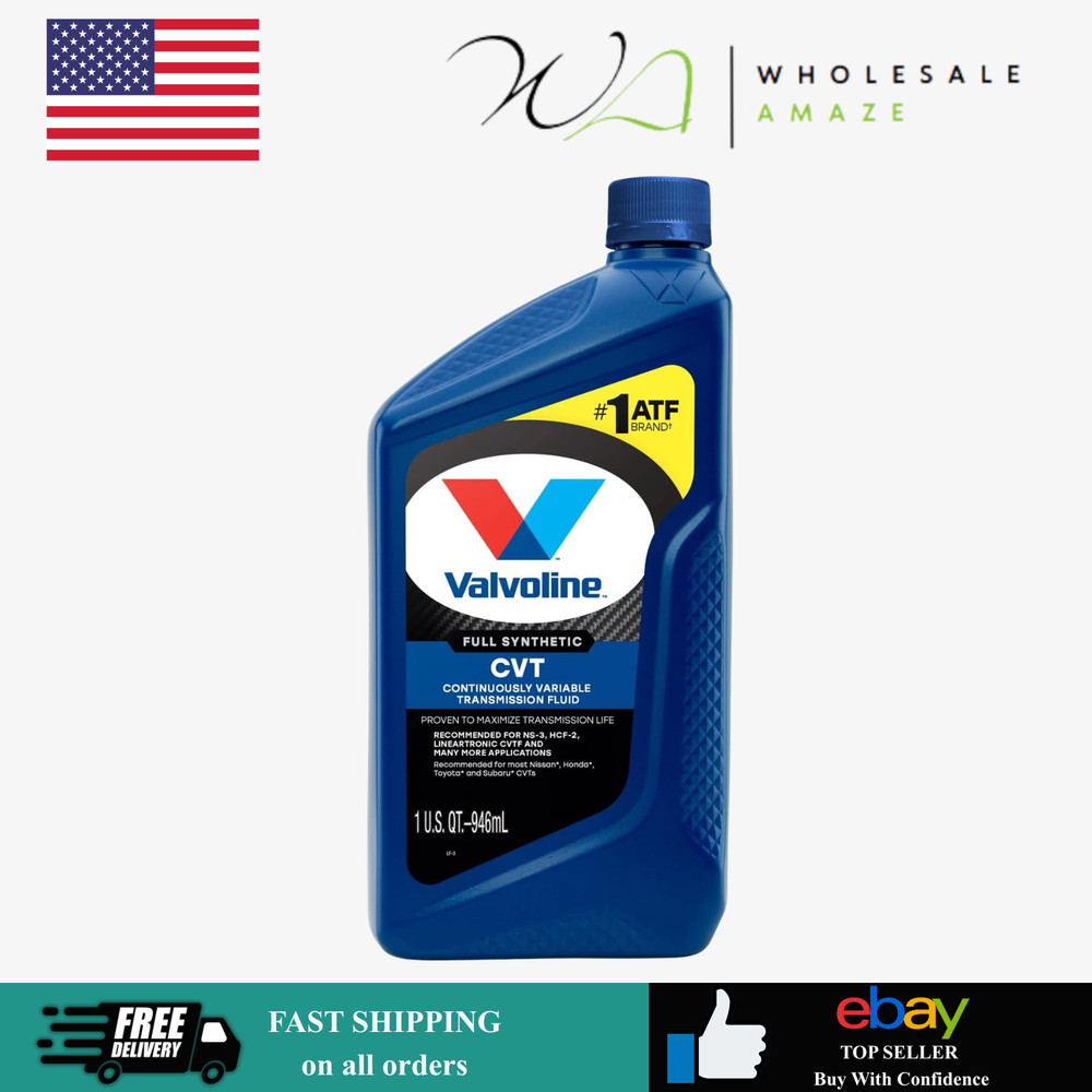 Valvoline CVT Full Synthetic Continuously Variable Transmission Fluid 1 Quart