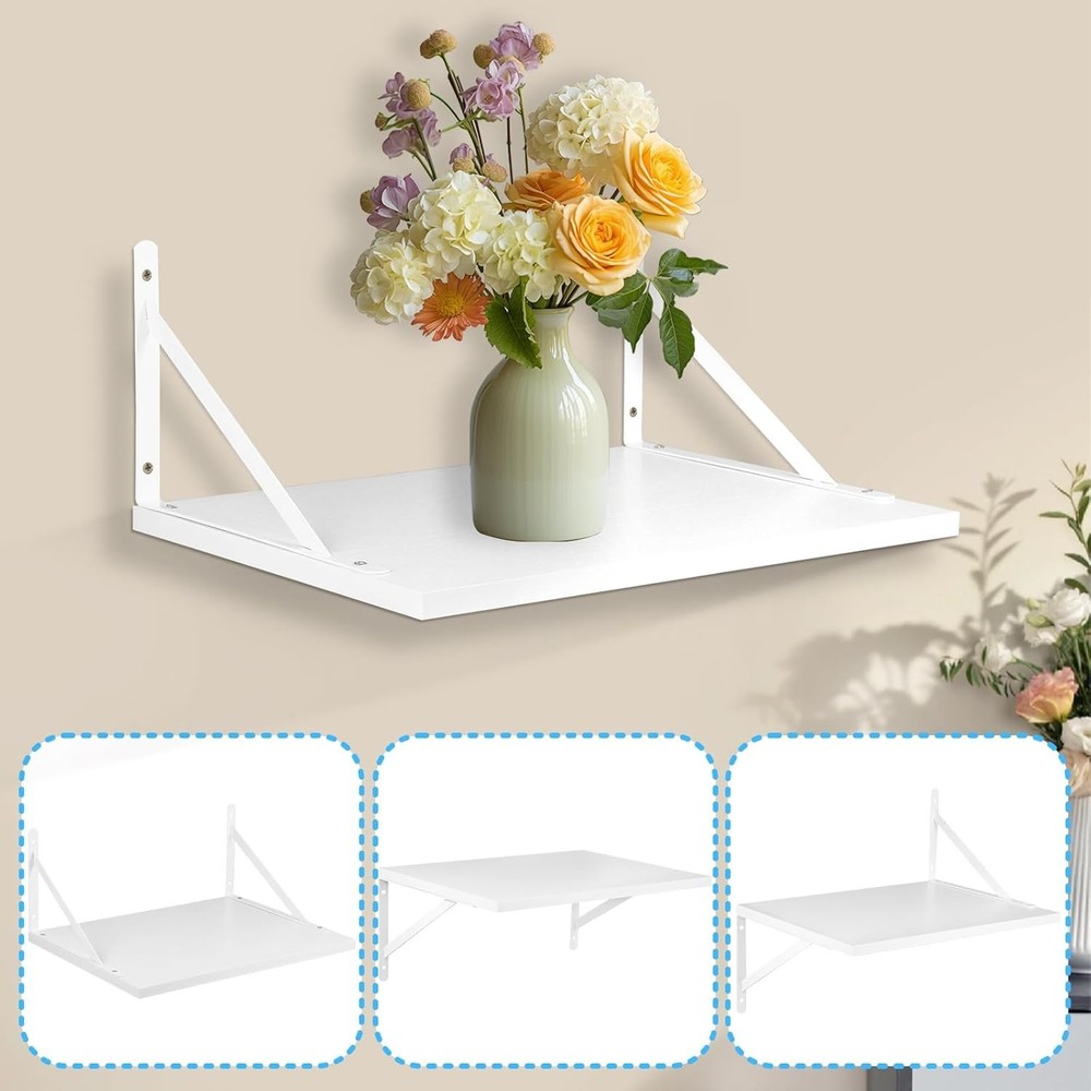 2 Pcs Projector Wall Mount Shelf Projector Floating Shelf Projector Rack Hold...