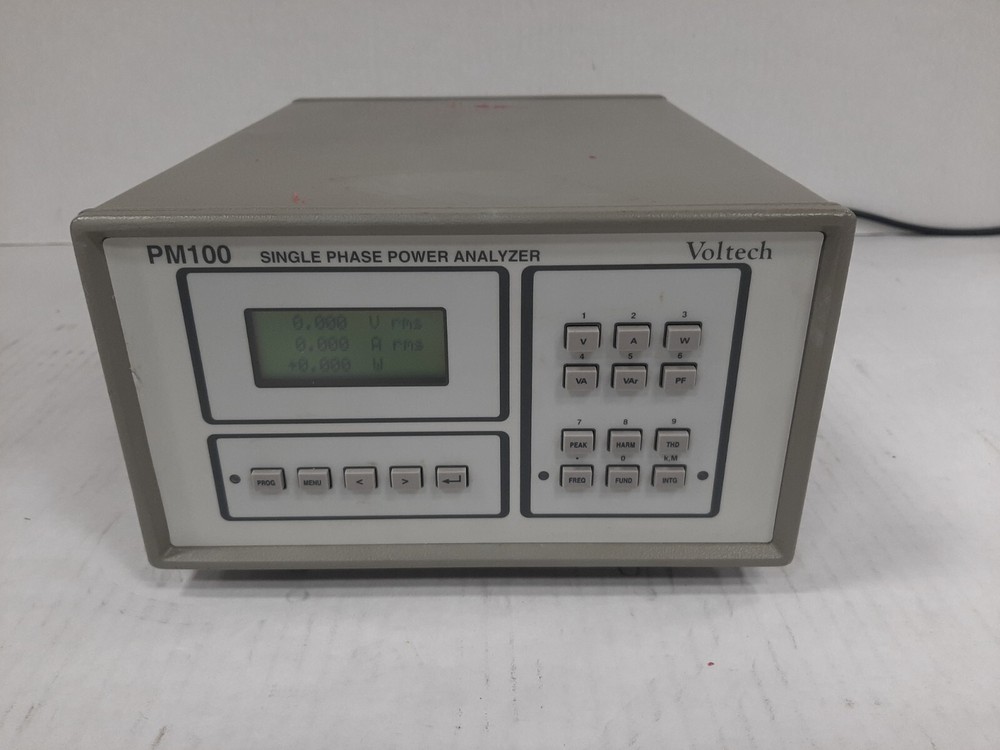 Voltech PM100 Single Phase Power Analyzer