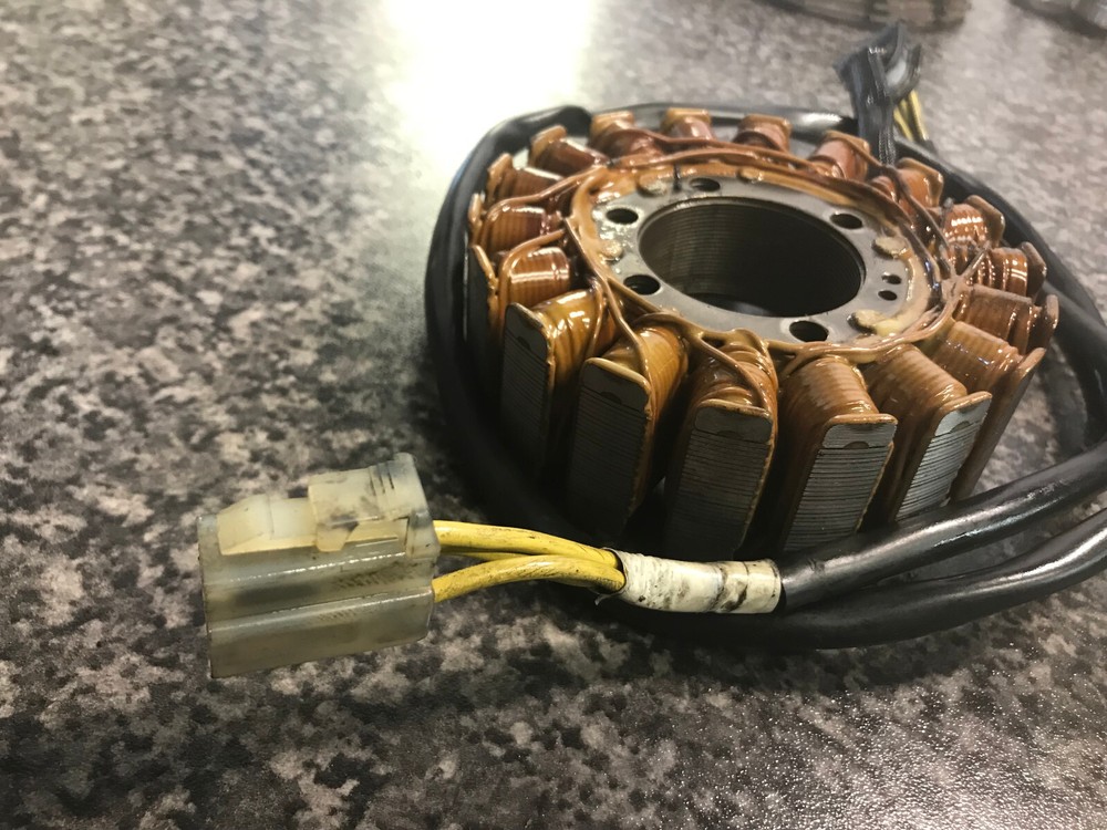 Ducati ST3 altinator stator windings charging system
