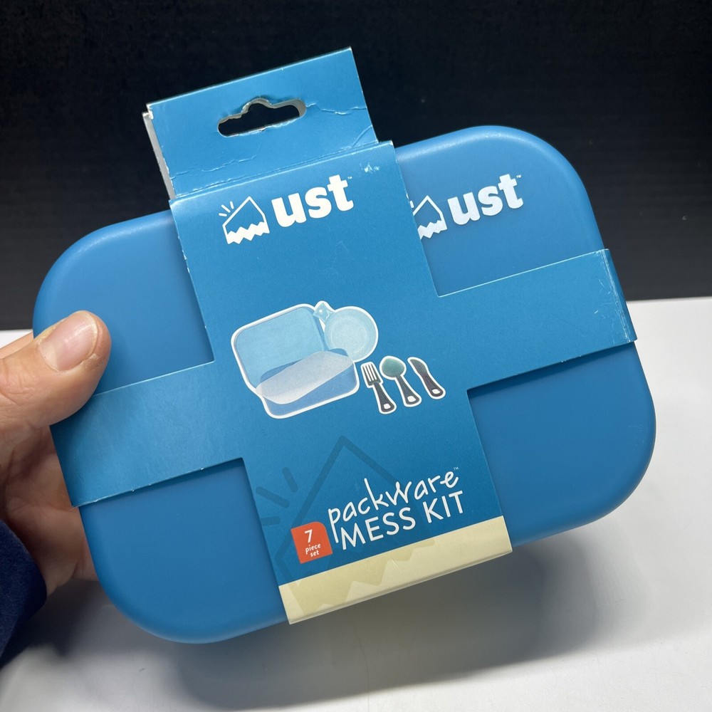 ust PackWare Mess Kit w/ Self Contained, BPA Free Compact Design Eating Utensils