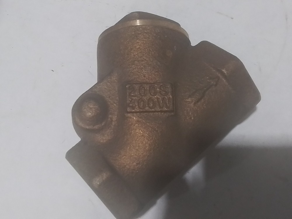 Milwaukee 1" Brass Check Valve Threaded 200S 400W (E4D3)