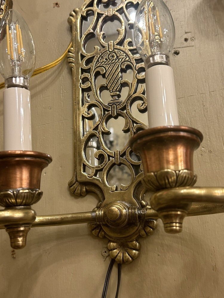 Set Of 8 Antique Sconces