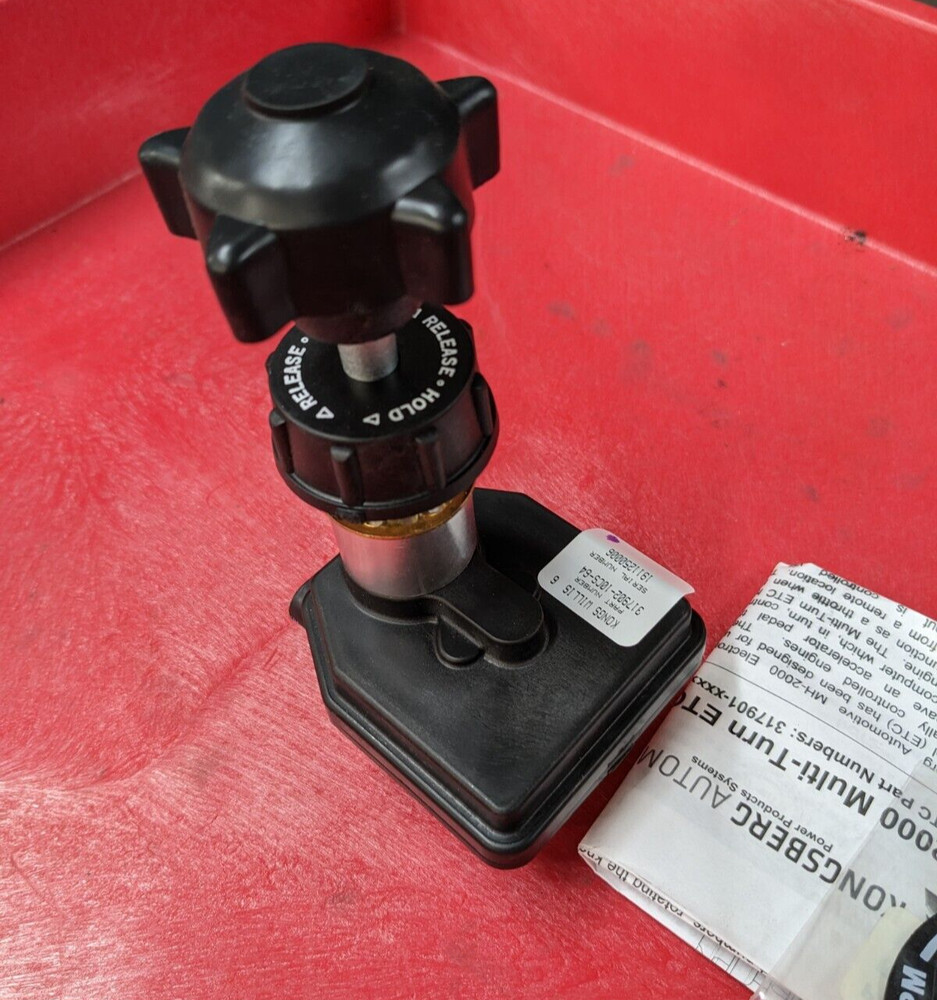 Counter-Clockwise Electronic Hand Throttle Control, Remote Engine Operation