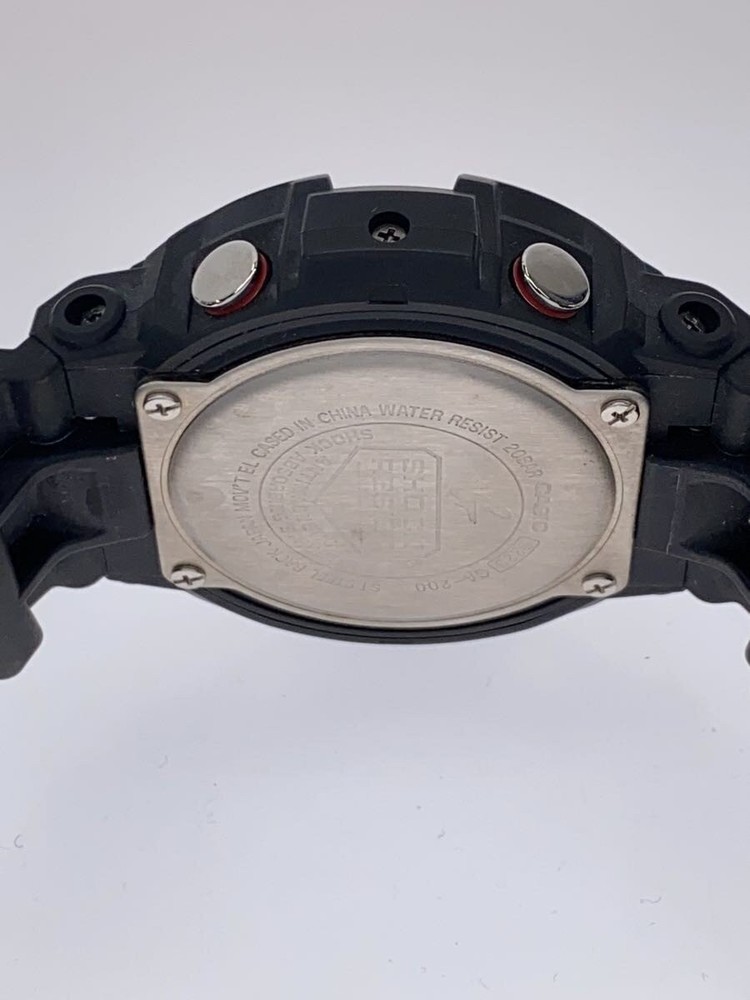 CASIO Quartz Wristwatch G SHOCK Digital Analog Rubber BLK BLK