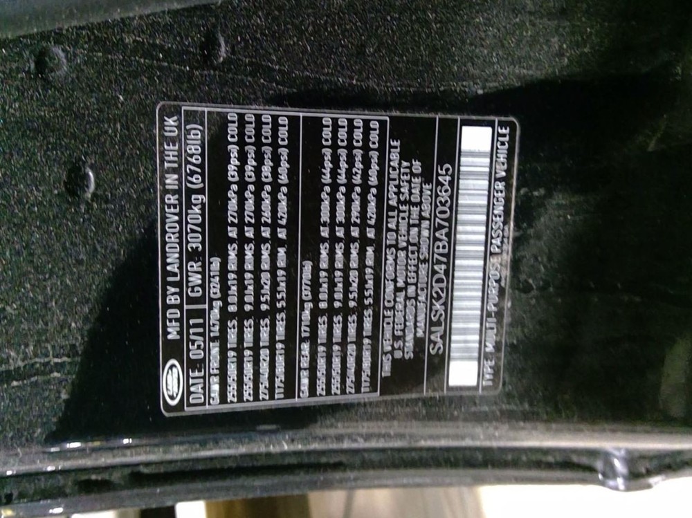 ROVER SPT 2011 Transmission Shift 937842