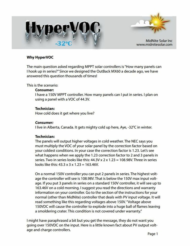 MidNite Solar CLASSIC 250 MPPT Charge Controller