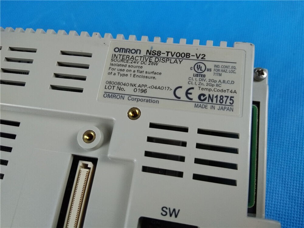 Omron NS8TV01BV2 Touch Screen Programmable Terminal