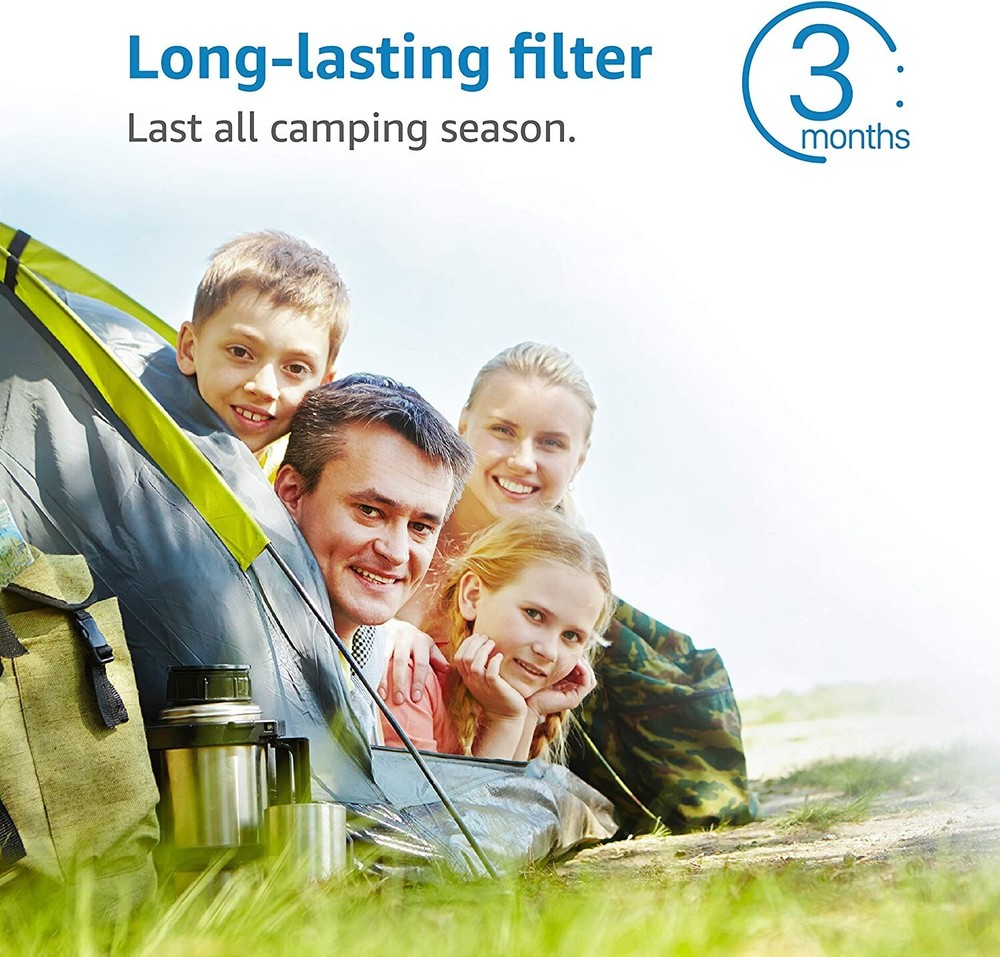 AQUA CREST RV Inline Water Filter with Hose Protector,Drinking & Washing Filter