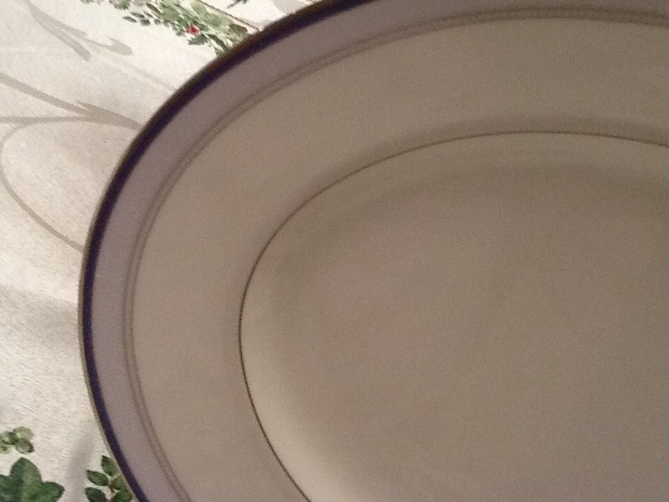 Noritake, Crowne Platinum, Oval Platter 12", New, Disc