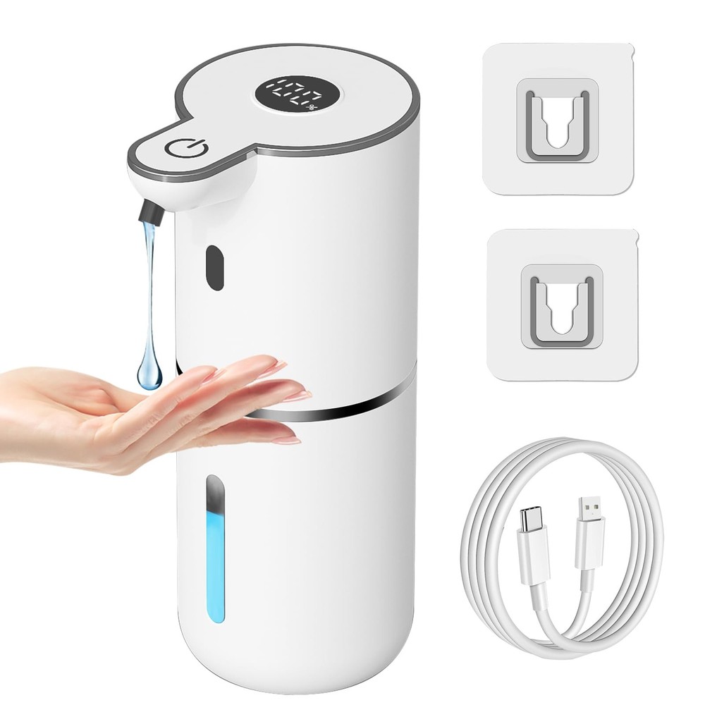OHIFAST Automatic Liquid Soap Dispenser Touchless, USB Rechargeable Smart Han...
