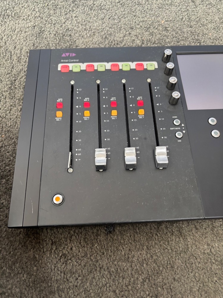 Avid Artist Control EuCon Control Surface Touch Screen with Faders UNTESTED