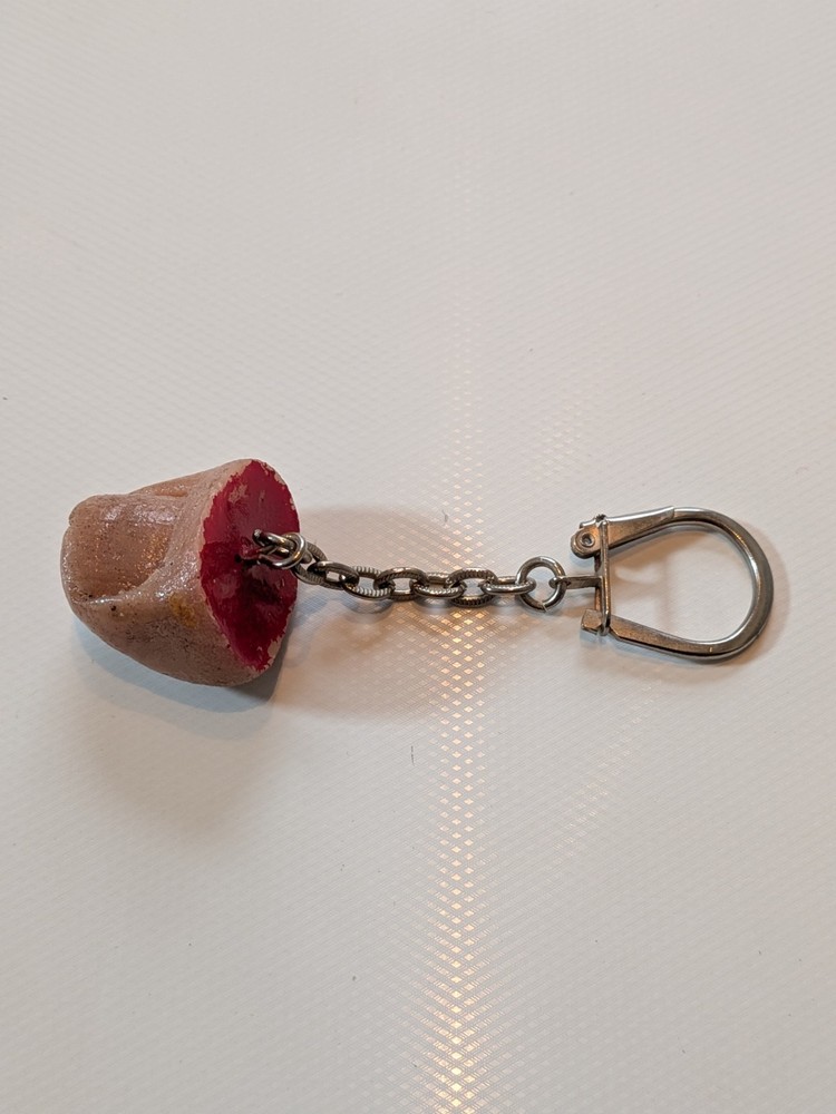 Severed Big Toe Key Ring
