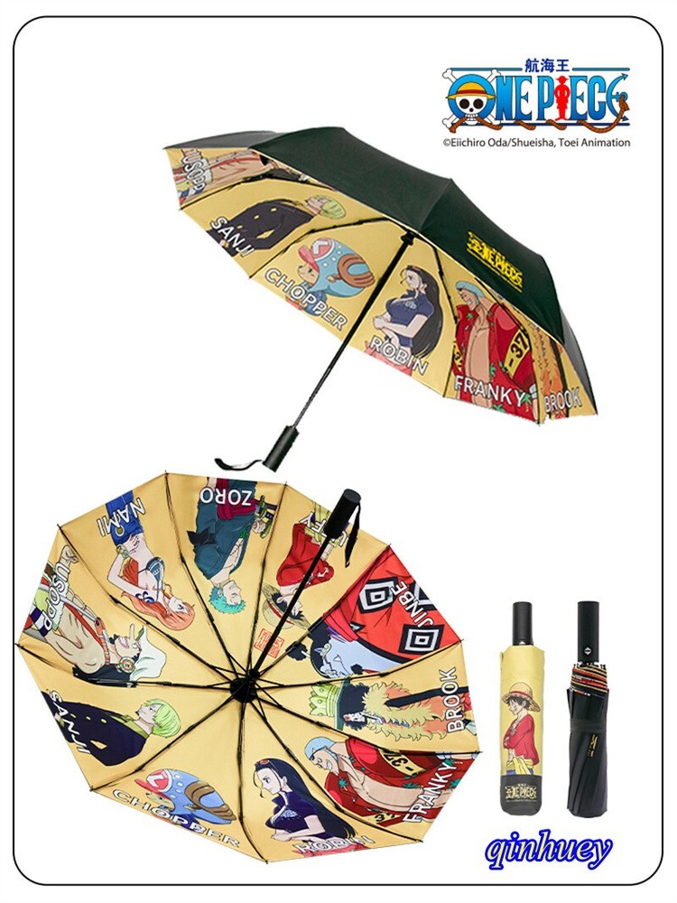 Anime ONE PIECE Character Theme Umbrella Automatic Shade Umbrella original