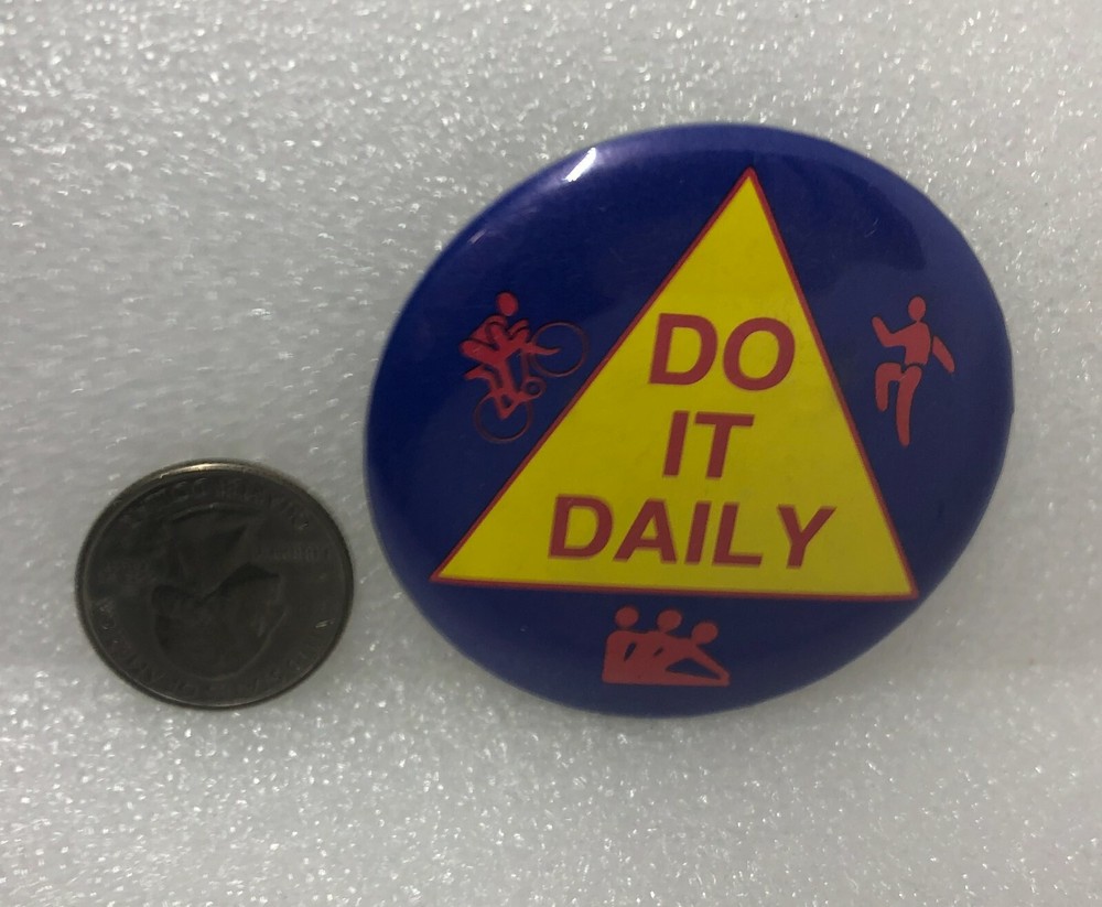 Do It Daily Exercise Pin