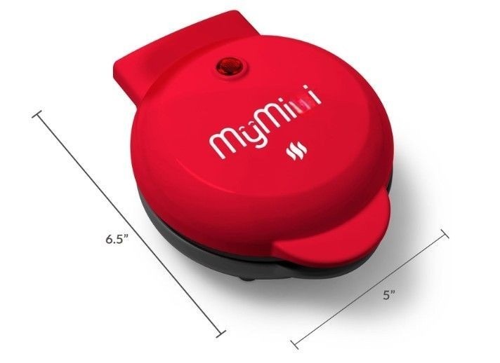 MyMimi 550-Watt Red Pancake Griddle