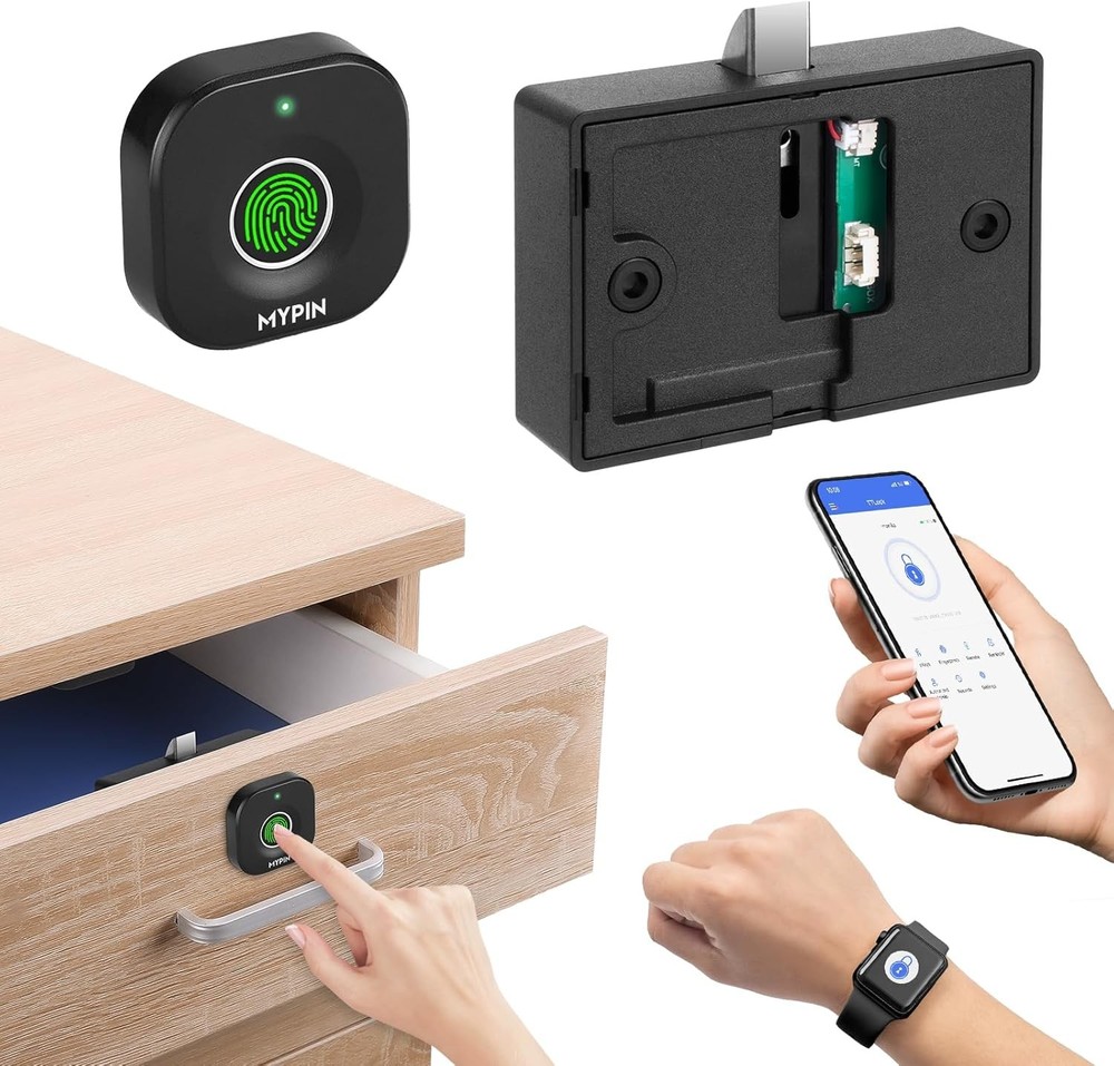 Smart Biometric Keyless Lock: Bluetooth & Fingerprint Access for Safe Storage