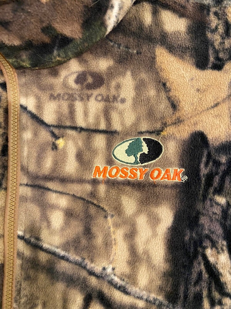 Mossey oak fleece camo jacket two XL