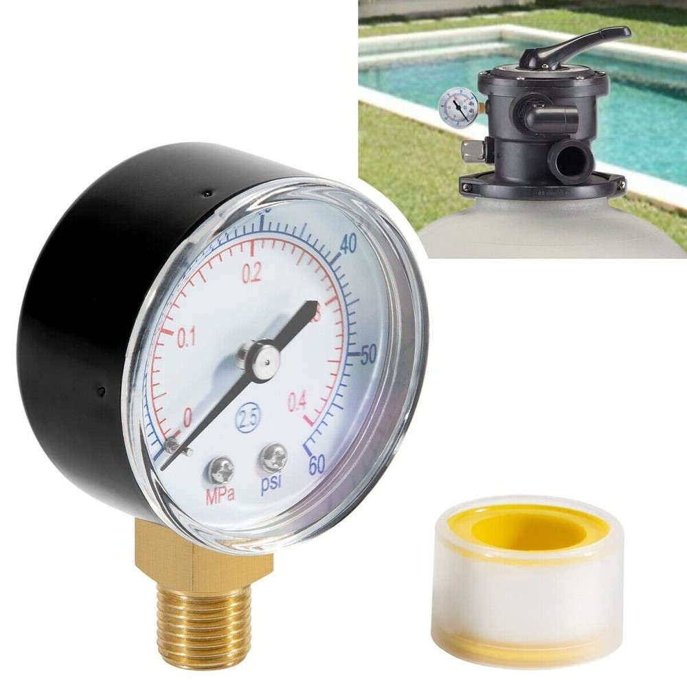 Boxed Pressure Gauge Replacement ECX270861 for Select Hayward Sand & D.E. Filter