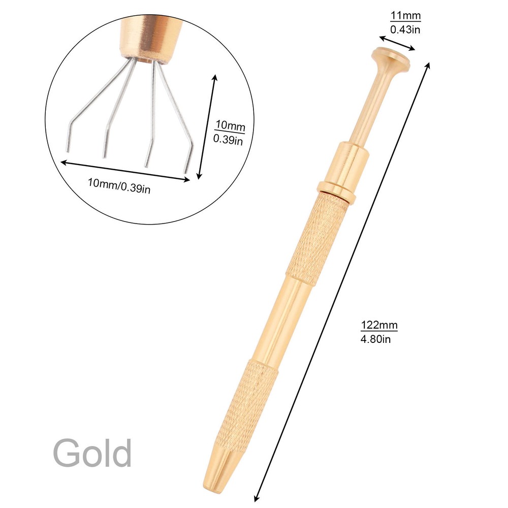 5PCS IC Extractor Electronic Component Picking Suction Pen Hand Tool Chip 4 Claw