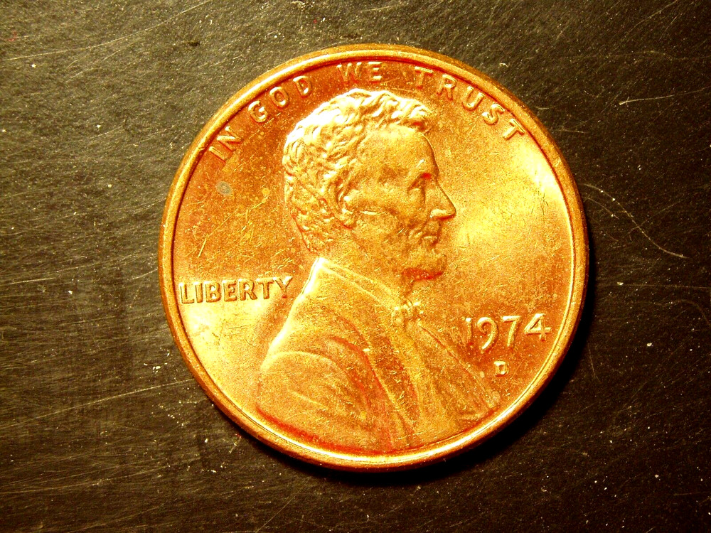 1974-D  UNC LINCOLN MEMORIAL CENT #5