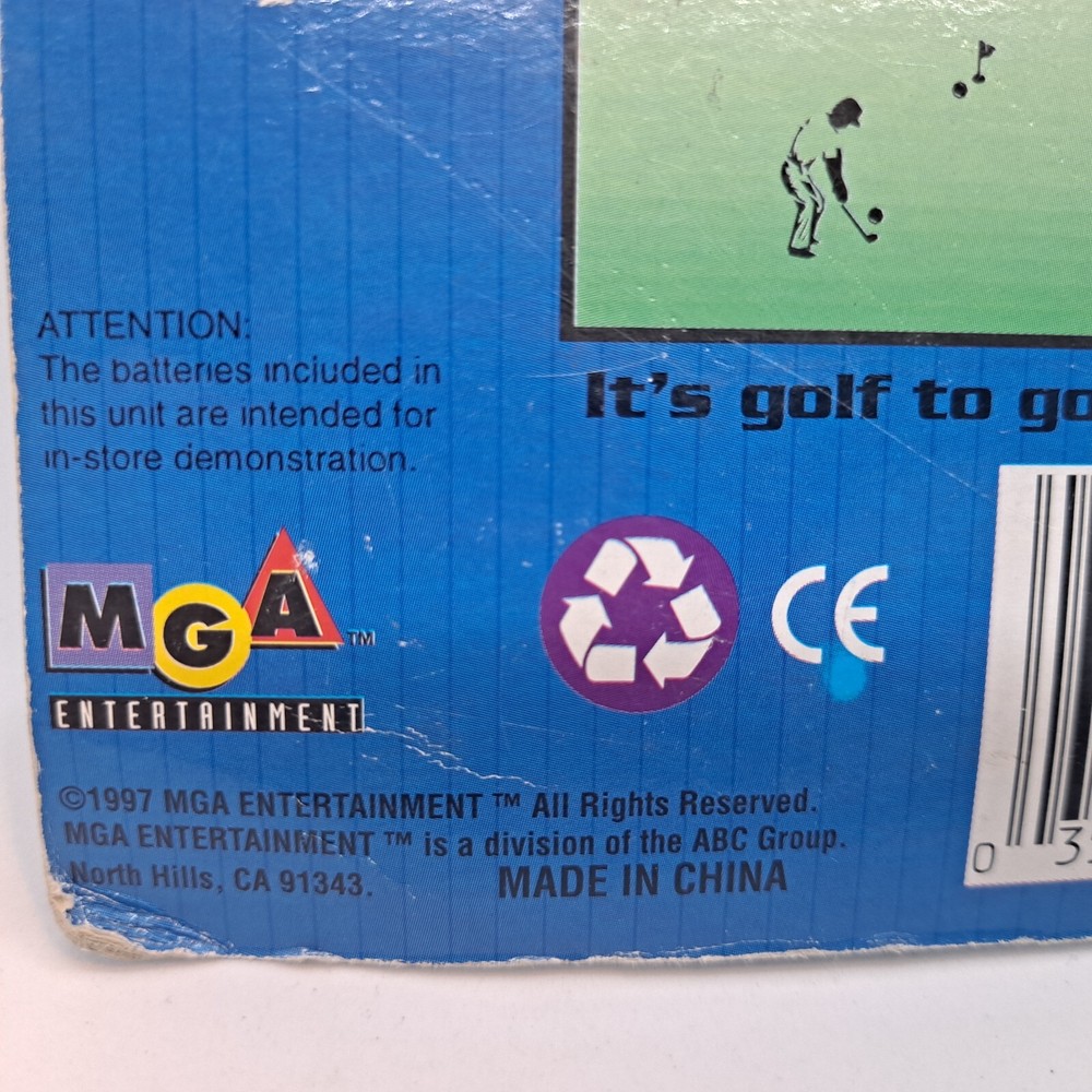 MGA Entertainment Digital Golf Keychain (1997) Still In Package! *READ*