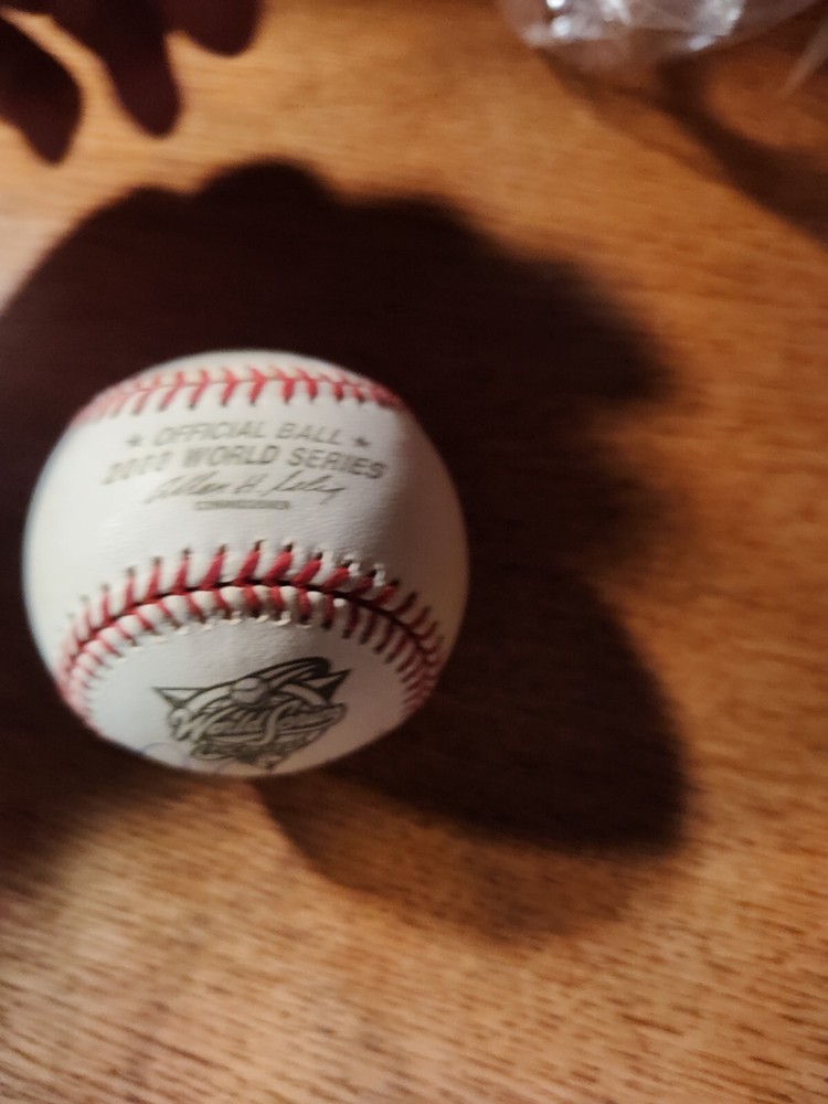 Chris Chambliss Autographed 2000 World Series Baseball
