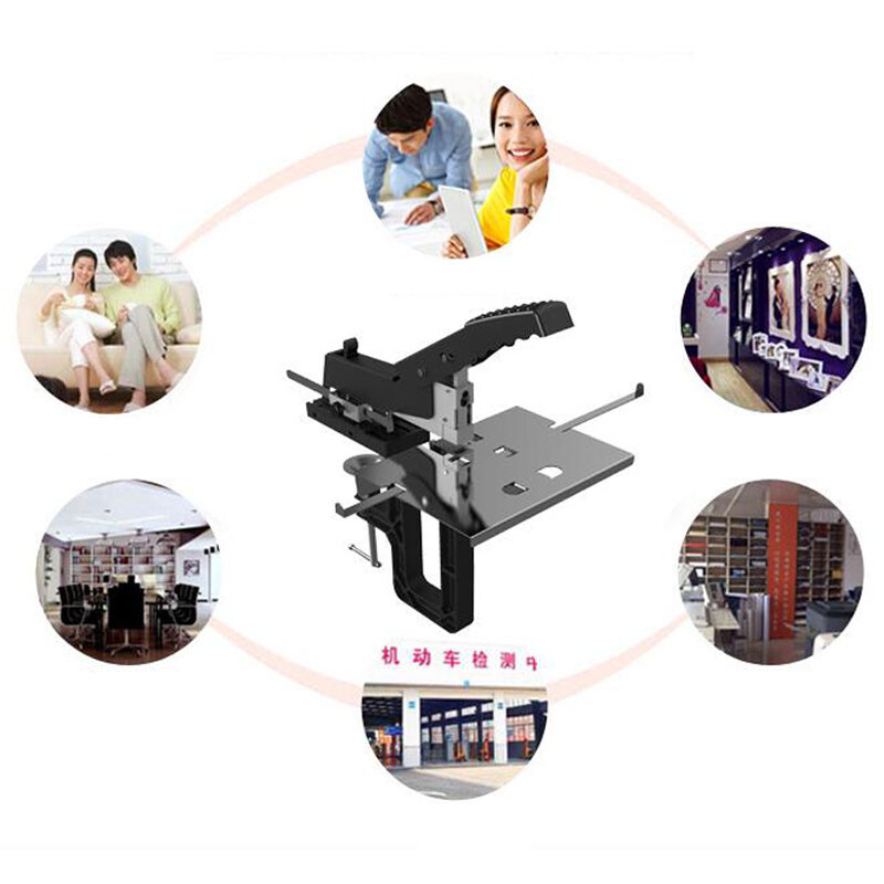 Professional Manual Dual Flat Riding Nail Saddle Stitch Stapler Binding Machine