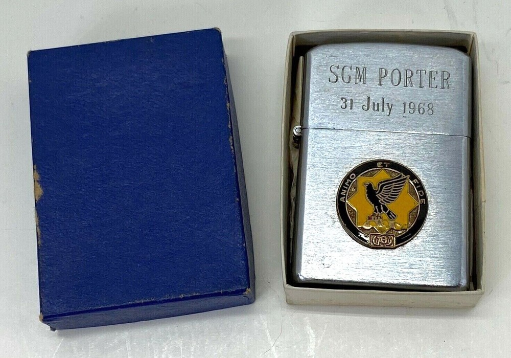 1968 US Army 1st Cavalry Named Sergeant Major Howard Lighter