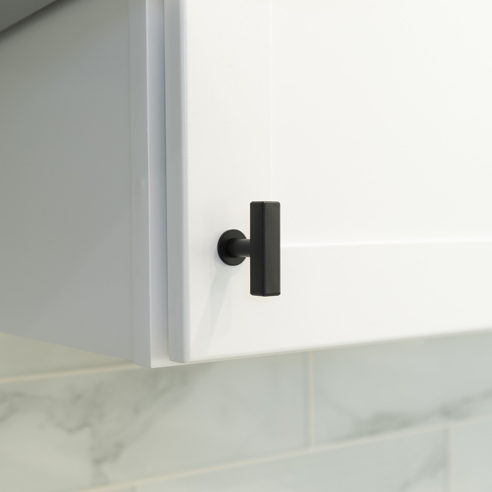 Black Square Modern Cabinet Handles Bar Pulls Kitchen Hardware Stainless Steel