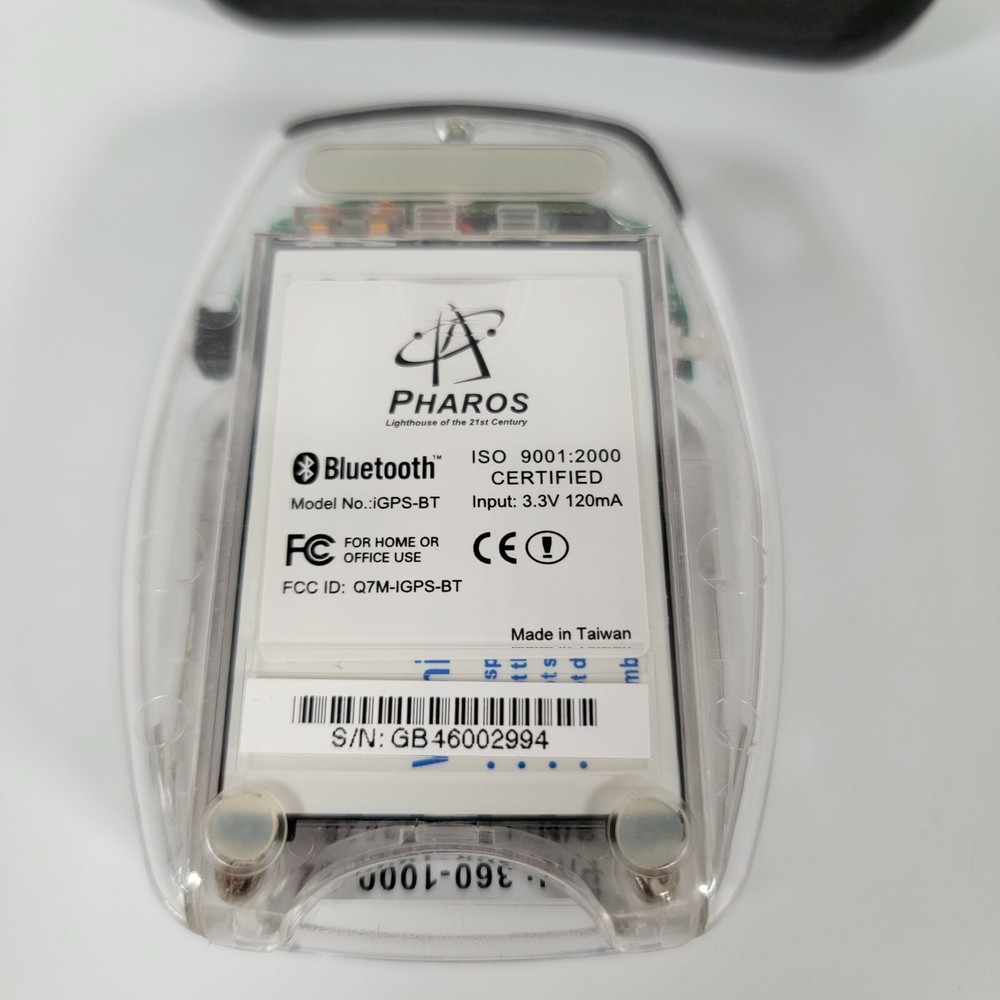 Pharos iGPS-BT GPS Receiver Bluetooth Dock Cradle - Tested