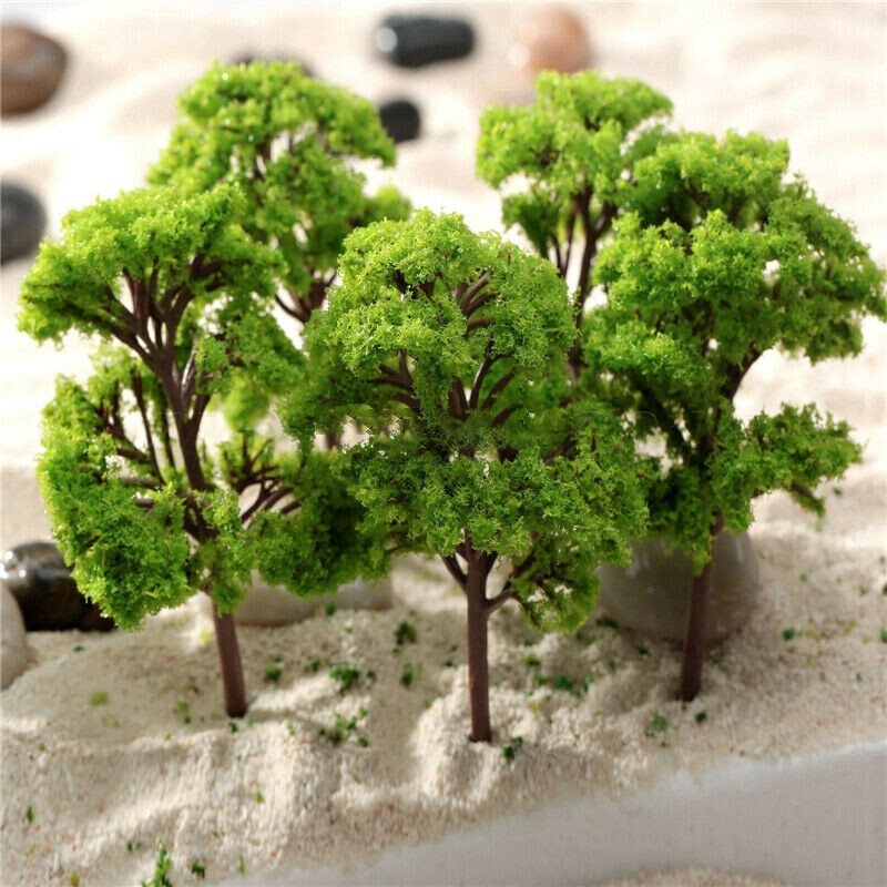 High Simulation Effect 9cm HO OO Scale Model Trees for Train Railroad Layout