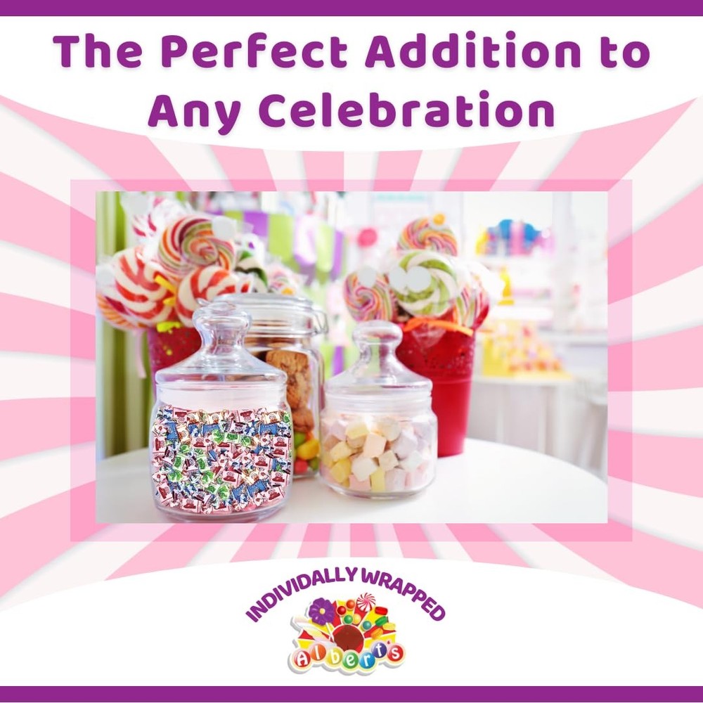 Candy Assorted Fruit Chews Candy, Individually Wrapped (1-Pack, 240 Pieces/Bag)