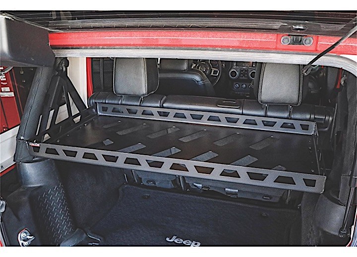 Dee Zee DZ4470JP For 07-19 Wrangler Solid Cargo Rack Rear