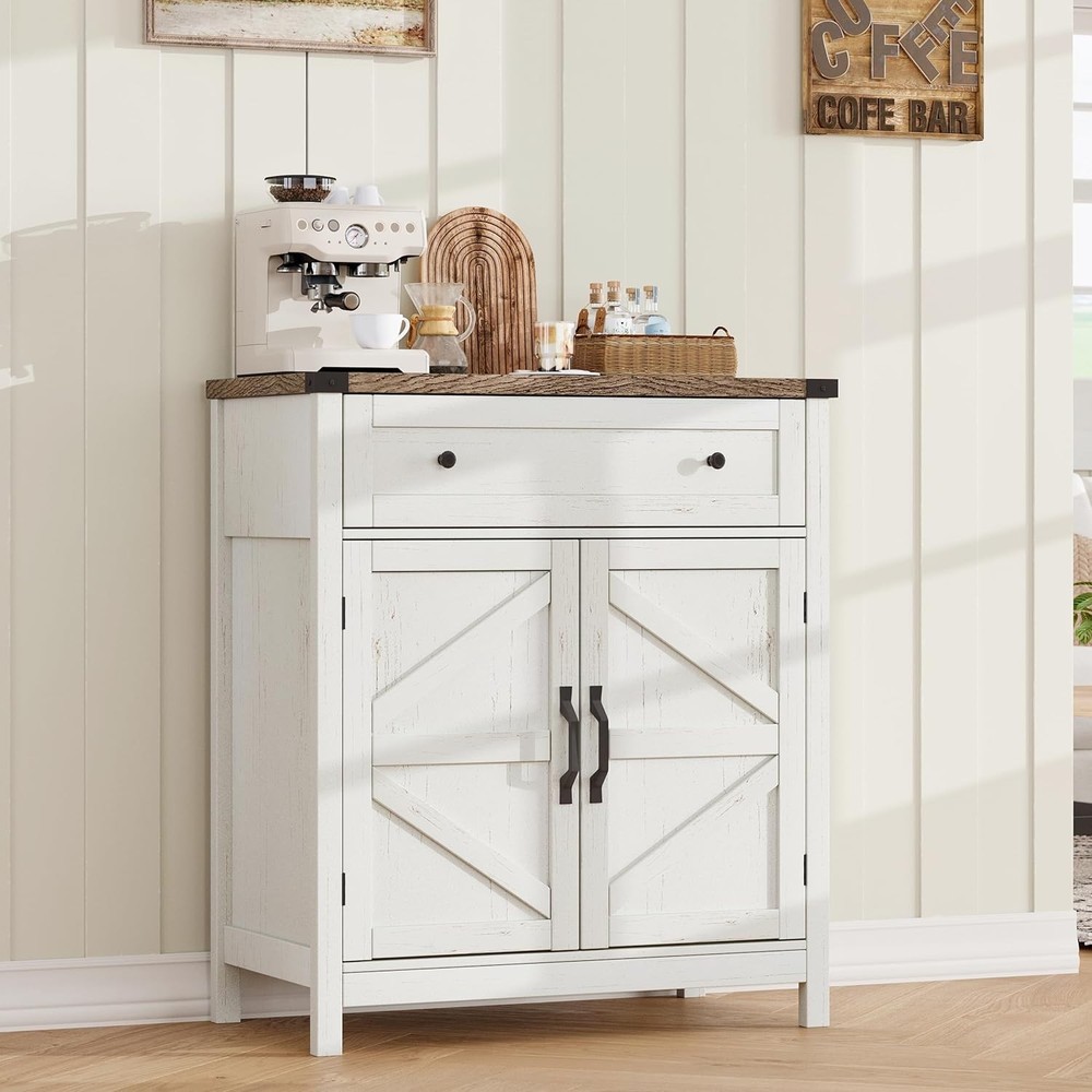 Kitchen Stora Cabinet, Coffee Bar Cabinet, Farmhouse Buffet