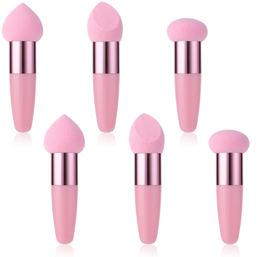 Makeup Sponge Set 6 Pcs for Foundation, Concealer, and Eyeshadow Application