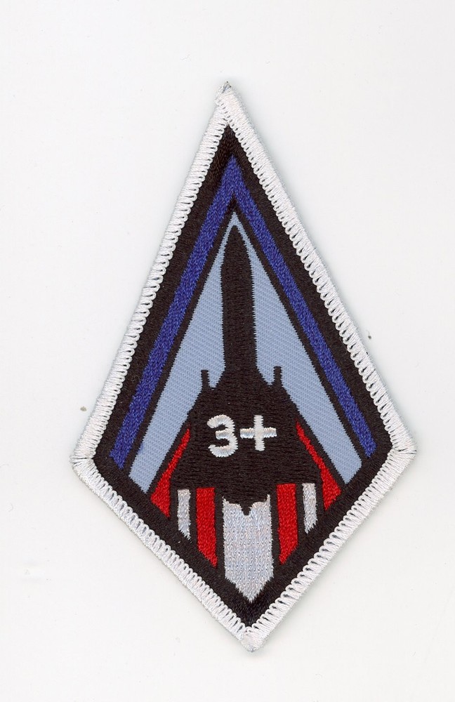 PATCH USAF SR-71 BLACKBIRD 3+ LOCKHEED MARTIN IRON ON PARCHE