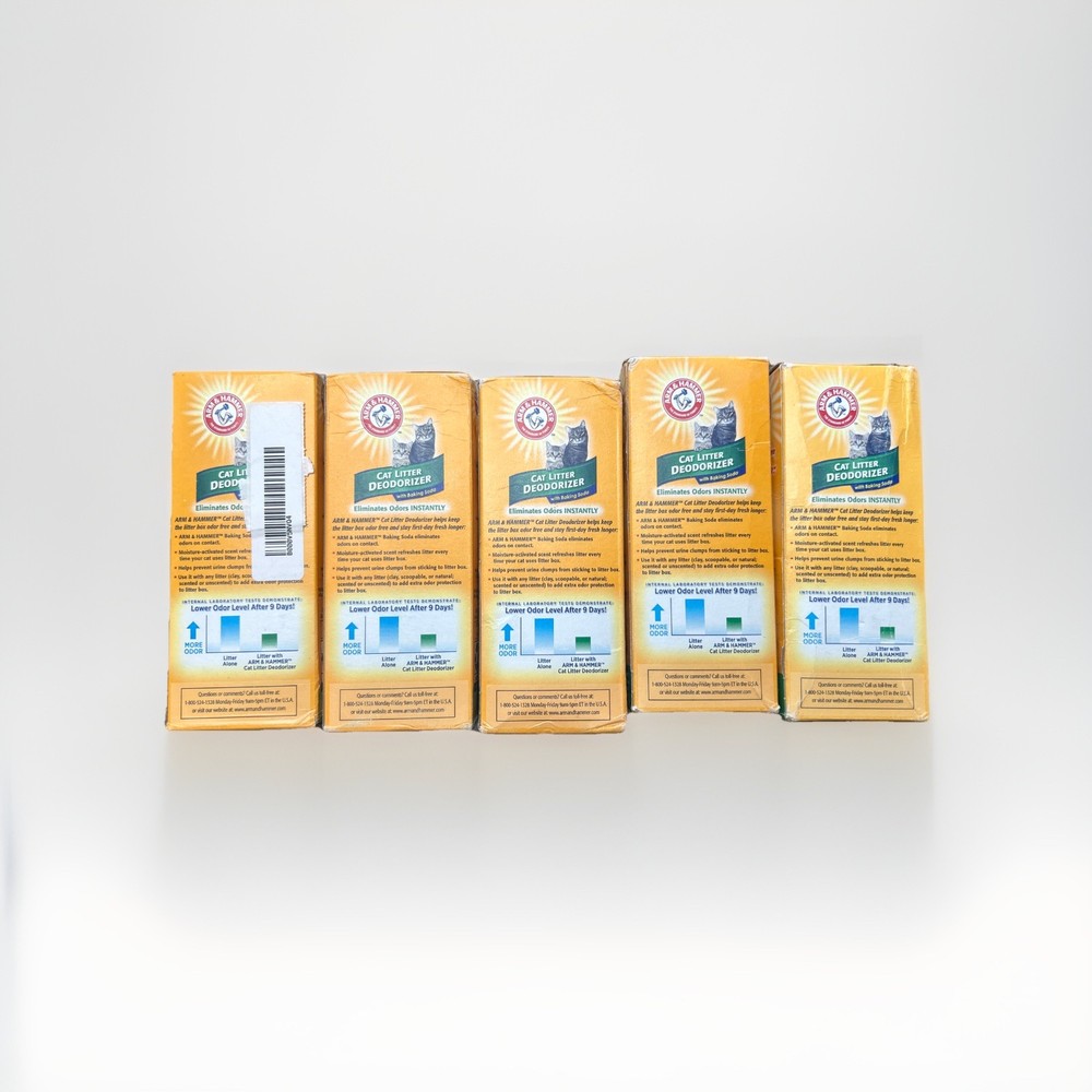 (5-Pack) Arm & Hammer Cat Kitten Litter Deodorizer 20oz - New