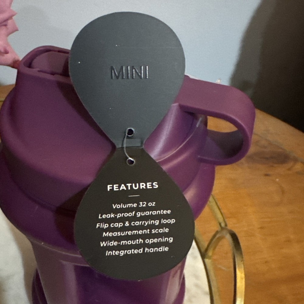 Hydrojug 32oz Purple NWT Mini Size Handle