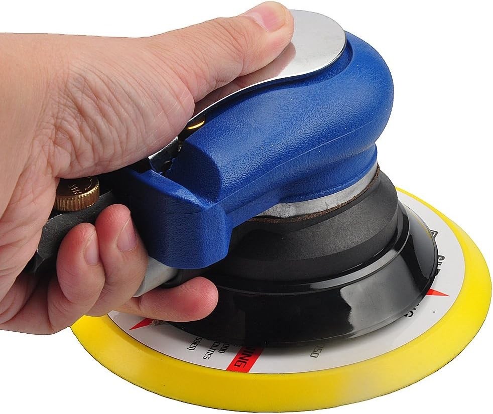 6“ Random Orbit Air Sanders 6 Inch, Blue