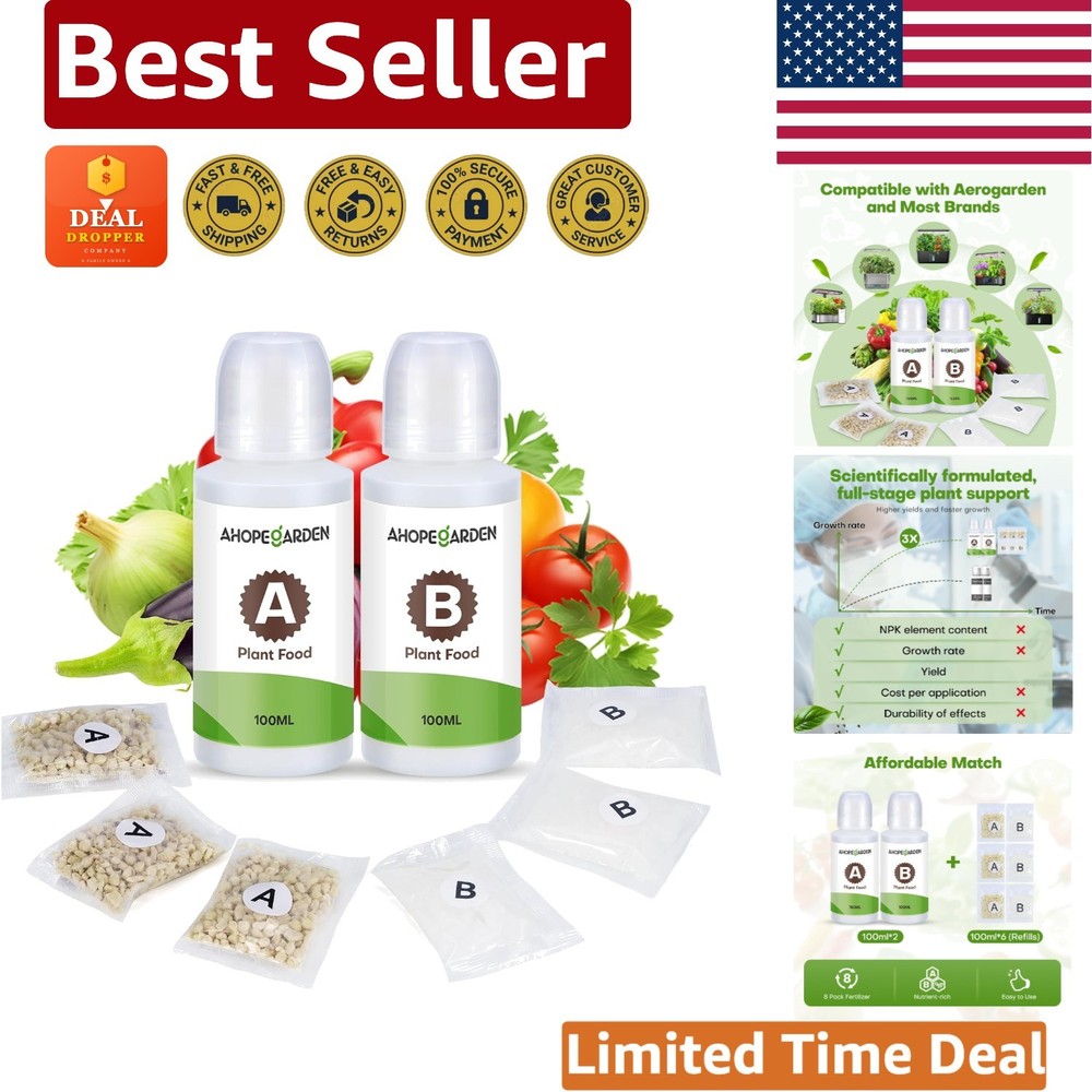 Universal Hydroponic Fertilizer 800ml: Maximize Plant Growth with A&B Nutrients