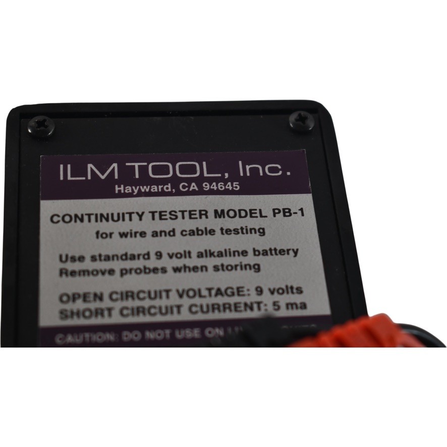 ILM Tool PB-1 Pocket Continuity Beeper Diode Transistor Tester